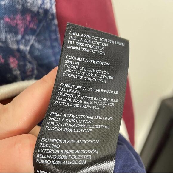 FREE PEOPLE Varsity of Dreams Bomber Jacket Denim Maroon - Picture 7 of 7